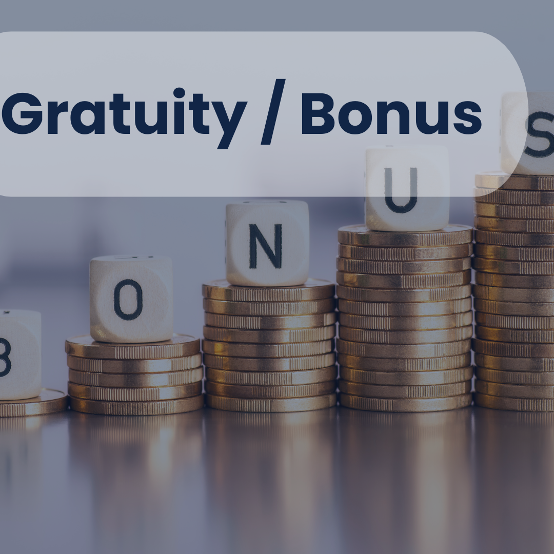 Gratuity & Bonus