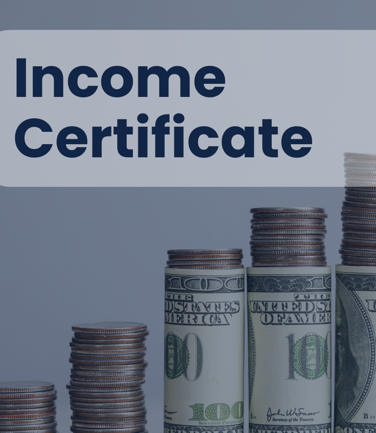 Income Certificate