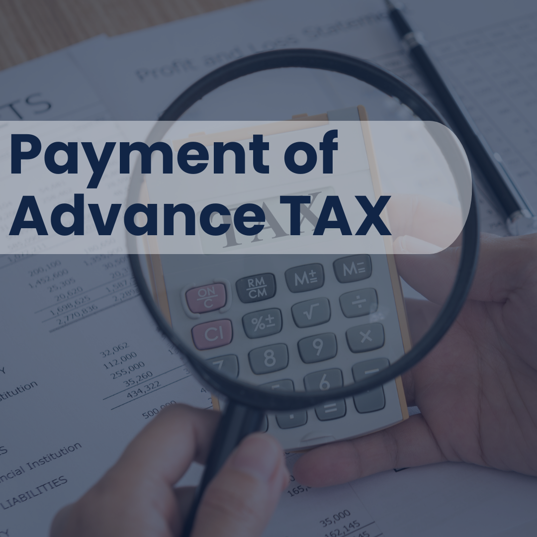 Payment of Advance Tax